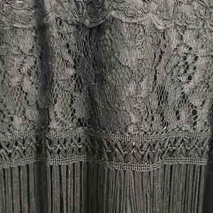 Free People Black Lace Mini Dress